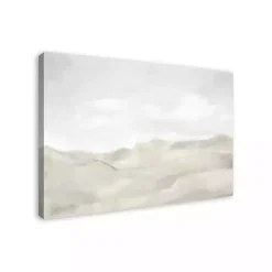 Neutral Abstract Canvas Art Print, 48x32 in.