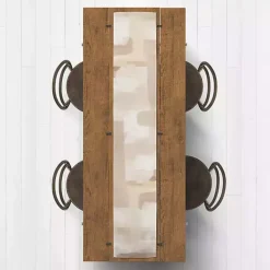 Neutral Abstract Table Runner, 72 in.