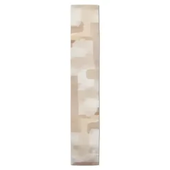 Neutral Abstract Table Runner, 72 in.