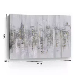 Neutral Columns Canvas Art Print
