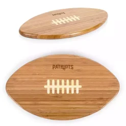 New England Patriots Bamboo Football Cutting Board