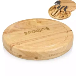 New England Patriots Cheese Board and Tool Set