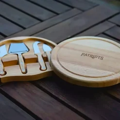 New England Patriots Cheese Board and Tool Set
