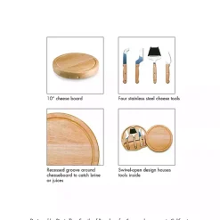 New England Patriots Cheese Board and Tool Set