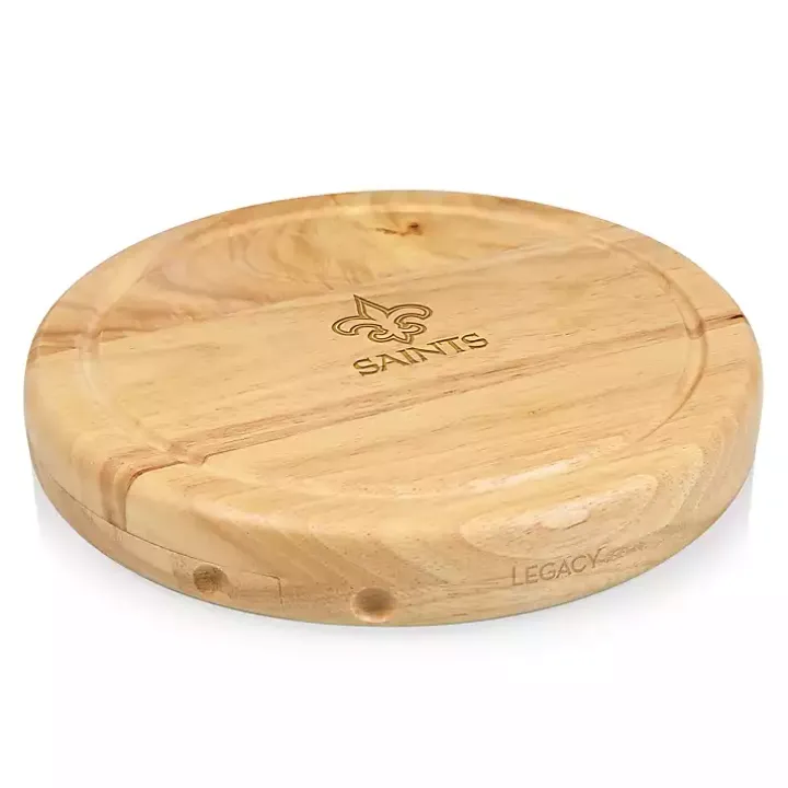 New Orleans Saints Cheese Board and Tool Set
