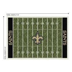 New Orleans Saints Home Field Area Rug, 6x8
