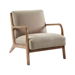 Nolan Sand Mid-Century Accent Chair