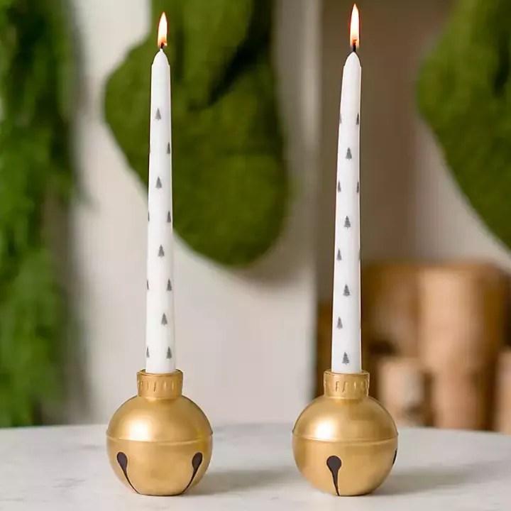 Norfolk Trees Taper Candles, Set of 2