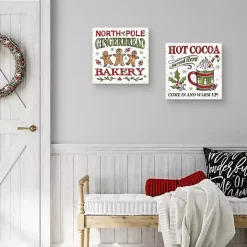 North Pole Gingerbread Cocoa 2-pc. Art Set