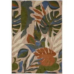 North Shore Botanical Outdoor Area Rug, 6x9