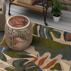 North Shore Botanical Outdoor Area Rug, 6x9