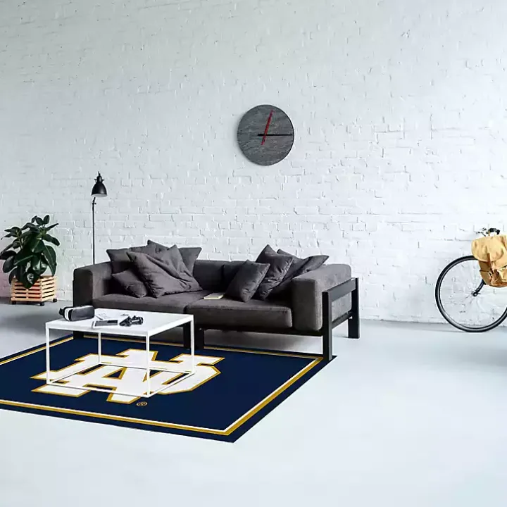Notre Dame University Area Rug, 4x6