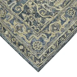 Nucia Denim Blue Hand-Tufted Area Rug, 5x7