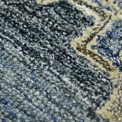 Nucia Denim Blue Hand-Tufted Area Rug, 5x7