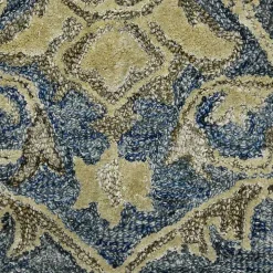 Nucia Denim Blue Hand-Tufted Area Rug, 5x7