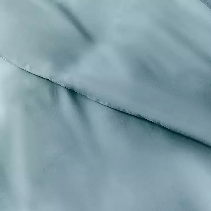 Ocean Blue Solid 3-pc. Queen Duvet Cover Set