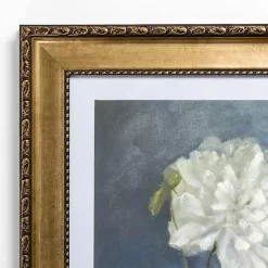 Oil Painted Peony Framed Art Print