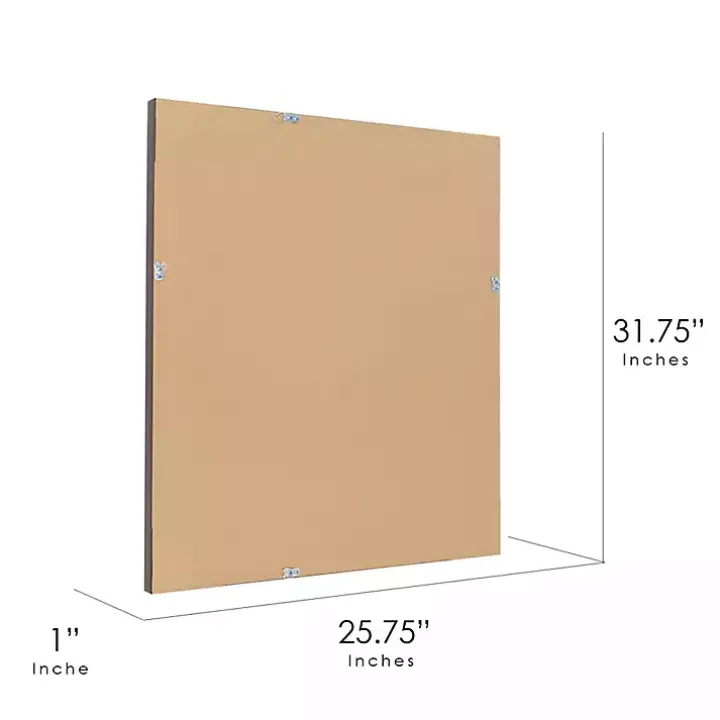 Oil Rubbed Bronze Beveled Framed Wall Mirror