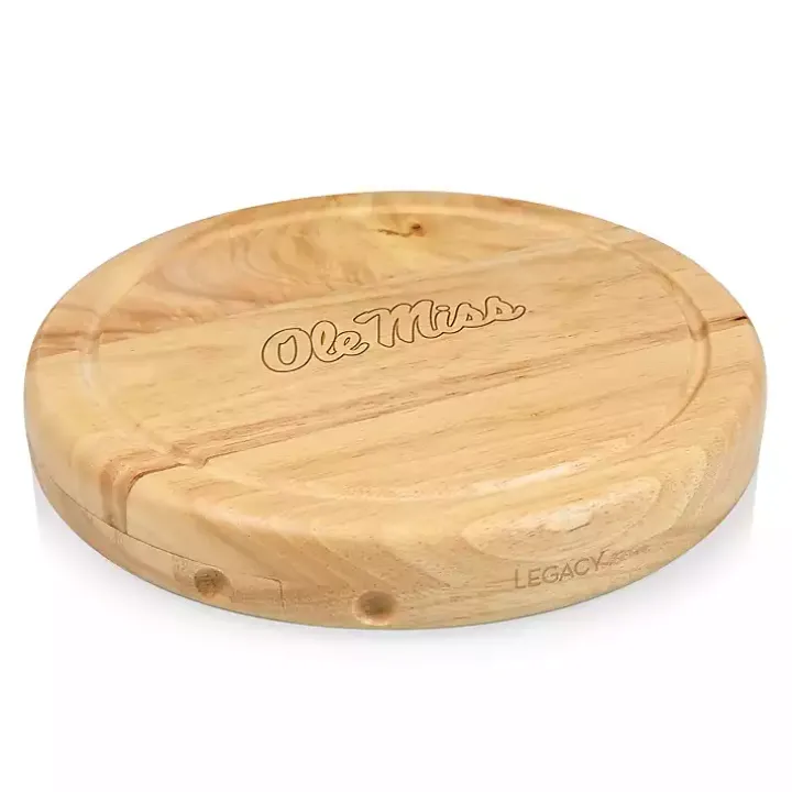 Ole Miss Cheese Board and Tool Set