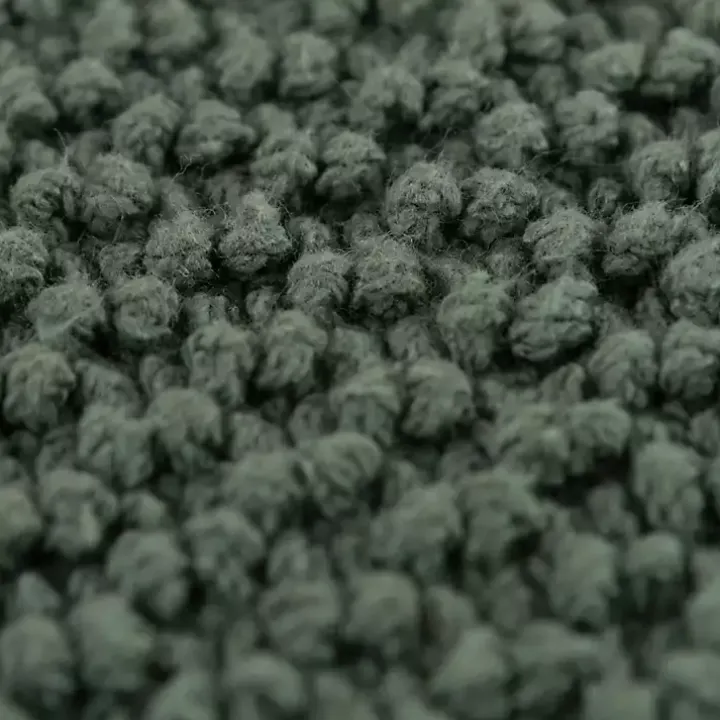 Olive Green Woven Nubby Pillow