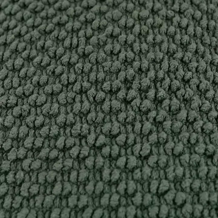 Olive Green Woven Nubby Pillow