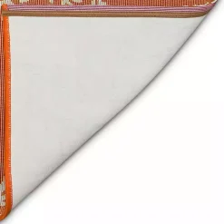 Orange Coral Indoor/Outdoor Rug, 3x4