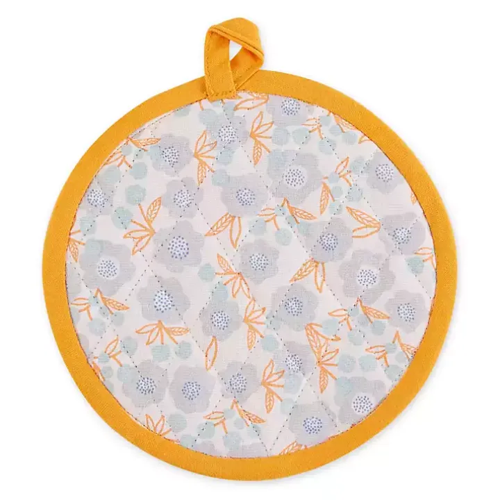 Orange 2-pc. Kitchen Towel and Pot Holder Set