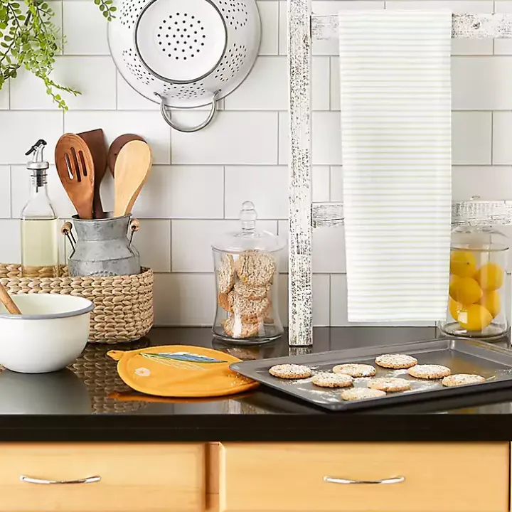 Orange 2-pc. Kitchen Towel and Pot Holder Set