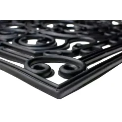 Ornate Penelope Durable Rubber Doormat, 36x24 in.