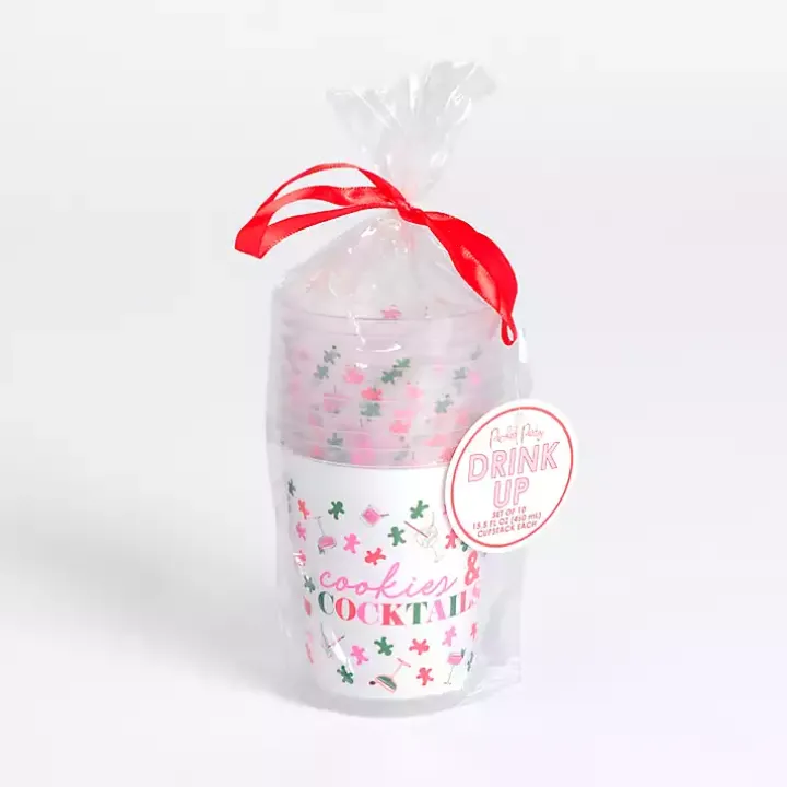 Packed Party Cookies & Cocktails 10-pc. Cup Set