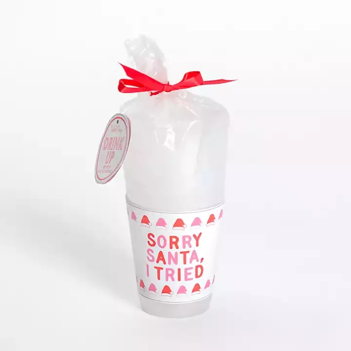 Packed Party Sorry Santa 10-pc. Cup Set