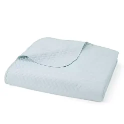 Pale Blue Herring 3-pc. Queen Quilted Coverlet Set