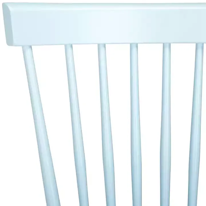 Pale Blue Parker Spindle Dining Chairs, Set of 2