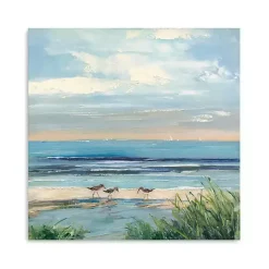 Paradise Beach Canvas Art Print, 30x30 in.