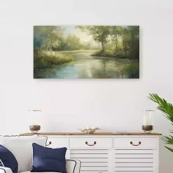 Peaceful Currents Canvas Art Print