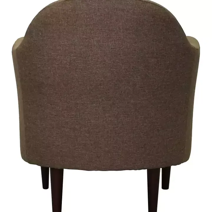 Pecan Julian Upholstered Accent Chair