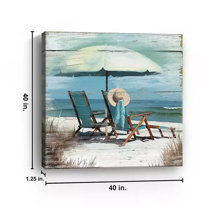 Perfect Spot Canvas Art Print, 40x40 in.