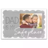 Personalized Dad is My Safe Place Canvas Art Print