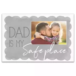 Personalized Dad is My Safe Place Canvas Art Print