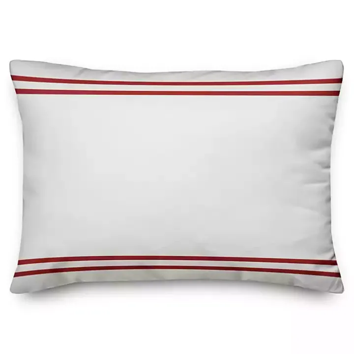 Personalized Good Tidings Family Outdoor Pillow