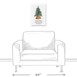 Personalized Merry Little Christmas Canvas Print