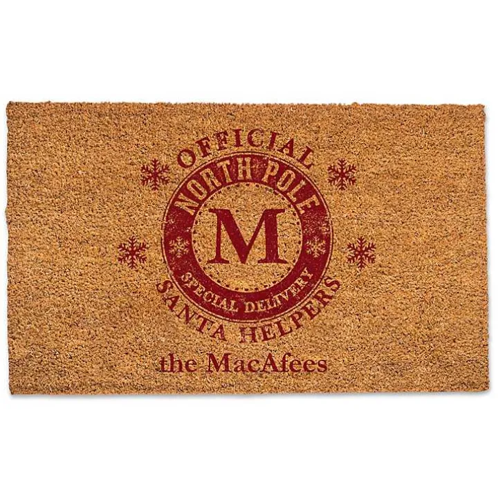 Personalized Official Santa Helpers Doormat