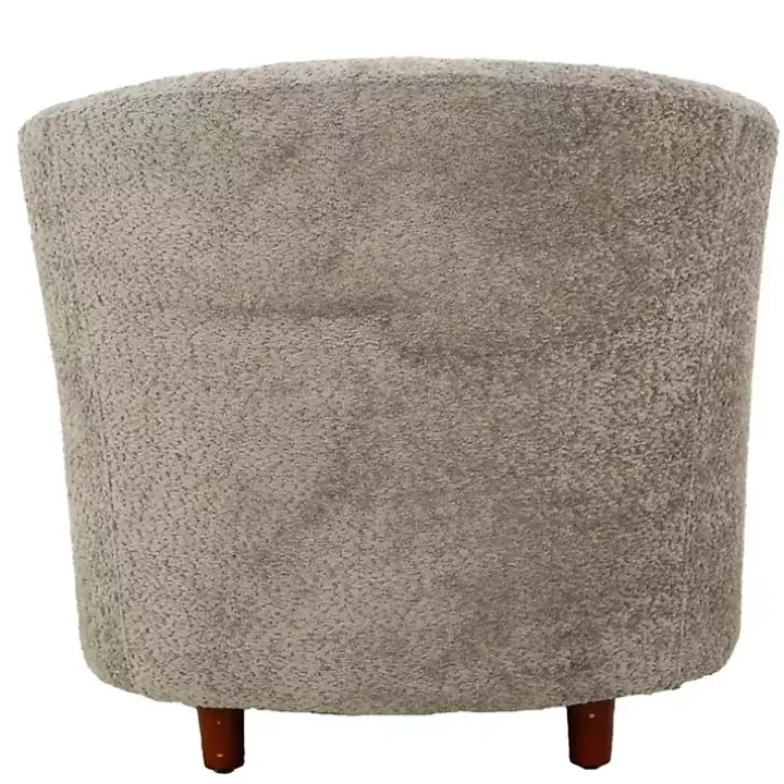 Pewter Boucle Parker Club Chair