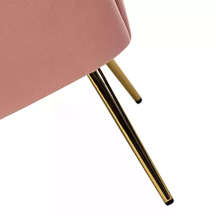 Pink Donata Velvet Tufted Loveseat