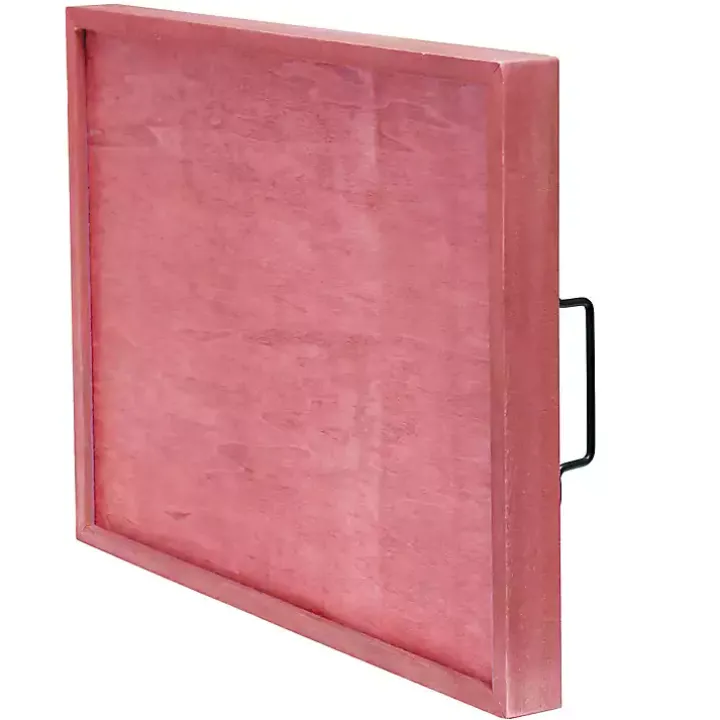 Pink Happy Valentine's Day Wood Tray