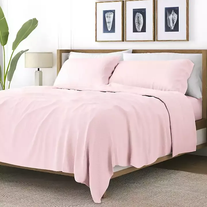 Pink Tiny Hearts 3-pc. Twin Sheet Set