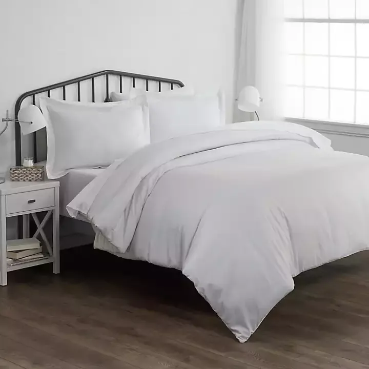 Pinstriped 3-pc. King Duvet Cover Set