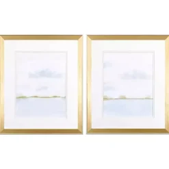 Placid Waters Framed Art Prints, Set of 2