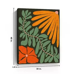 Plant Pattern Canvas Art Print