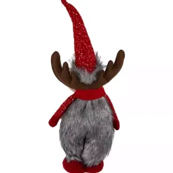 Plush Standing Moose Decoration